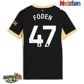 Manchester City Phil Foden #47 Vieraspaita Naisten 2026-27 Lyhythihainen